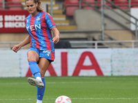 Katie Stengel of Crystal Palace Women plays during the Barclays FA Women's Super League soccer match between Tottenham Hotspur Women and Cry...