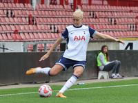 Eveliina Summanen of Tottenham Hotspur Women plays during the Barclays FA Women's Super League soccer match between Tottenham Hotspur Women...