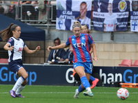 Alexia Potter (on loan from Chelsea) of Crystal Palace Women is in action during the Barclays FA Women's Super League soccer match between T...