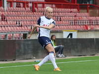 Eveliina Summanen of Tottenham Hotspur Women plays during the Barclays FA Women's Super League soccer match between Tottenham Hotspur Women...