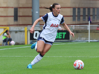 Hayley Raso of Tottenham Hotspur Women is in action during the Barclays FA Women's Super League soccer match between Tottenham Hotspur Women...