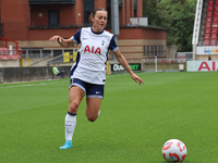 Hayley Raso of Tottenham Hotspur Women is in action during the Barclays FA Women's Super League soccer match between Tottenham Hotspur Women...