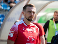 Radoslaw Adamski participates in the game between Hutnik Krakow and Resovia Rzeszow in Krakow, Poland, on September 22, 2024. Betclic 2 Liga...