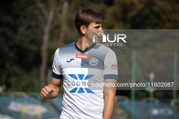 Wojciech Slomka participates in the game between Hutnik Krakow and Resovia Rzeszow in Krakow, Poland, on September 22, 2024. Betclic 2 Liga,...