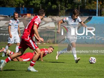 Wojciech Slomka participates in the game between Hutnik Krakow and Resovia Rzeszow in Krakow, Poland, on September 22, 2024. Betclic 2 Liga,...