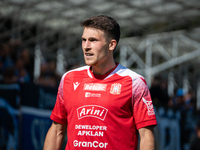 Danian Pavlas during the game between Hutnik Krakow and Resovia Rzeszow in Krakow, Poland, on September 22, 2024. Betclic 2 Liga, Polish foo...