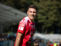 Danian Pavlas during the game between Hutnik Krakow and Resovia Rzeszow in Krakow, Poland, on September 22, 2024. Betclic 2 Liga, Polish foo...