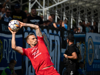 Radoslaw Adamski participates in the game between Hutnik Krakow and Resovia Rzeszow in Krakow, Poland, on September 22, 2024. Betclic 2 Liga...