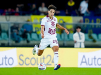 Samuele Ricci of Torino FC during the Serie A Enilive match between Hellas Verona and Torino FC at Stadio Marcantonio Bentegodi on September...