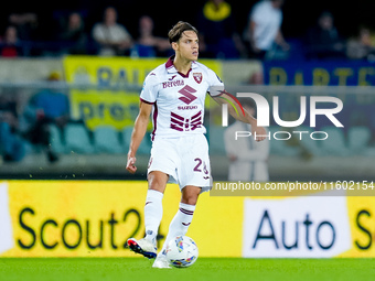 Samuele Ricci of Torino FC during the Serie A Enilive match between Hellas Verona and Torino FC at Stadio Marcantonio Bentegodi on September...