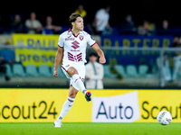 Samuele Ricci of Torino FC during the Serie A Enilive match between Hellas Verona and Torino FC at Stadio Marcantonio Bentegodi on September...