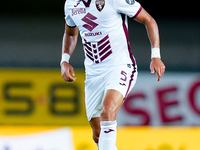 Adam Masina of Torino FC during the Serie A Enilive match between Hellas Verona and Torino FC at Stadio Marcantonio Bentegodi on September 2...