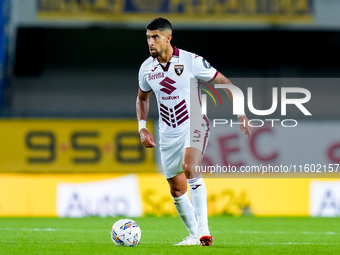 Adam Masina of Torino FC during the Serie A Enilive match between Hellas Verona and Torino FC at Stadio Marcantonio Bentegodi on September 2...