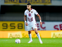 Adam Masina of Torino FC during the Serie A Enilive match between Hellas Verona and Torino FC at Stadio Marcantonio Bentegodi on September 2...