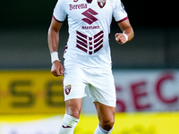 Adam Masina of Torino FC during the Serie A Enilive match between Hellas Verona and Torino FC at Stadio Marcantonio Bentegodi on September 2...