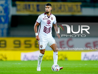 Adam Masina of Torino FC during the Serie A Enilive match between Hellas Verona and Torino FC at Stadio Marcantonio Bentegodi on September 2...