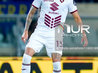 Guillermo Maripan of Torino FC during the Serie A Enilive match between Hellas Verona and Torino FC at Stadio Marcantonio Bentegodi on Septe...