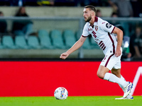 Sebastian Walukiewicz of Torino FC during the Serie A Enilive match between Hellas Verona and Torino FC at Stadio Marcantonio Bentegodi on S...