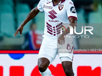 Adrien Tameze of Torino FC during the Serie A Enilive match between Hellas Verona and Torino FC at Stadio Marcantonio Bentegodi on September...