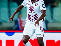 Adrien Tameze of Torino FC during the Serie A Enilive match between Hellas Verona and Torino FC at Stadio Marcantonio Bentegodi on September...