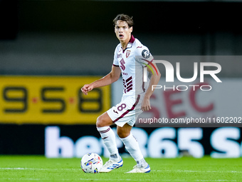 Samuele Ricci of Torino FC during the Serie A Enilive match between Hellas Verona and Torino FC at Stadio Marcantonio Bentegodi on September...