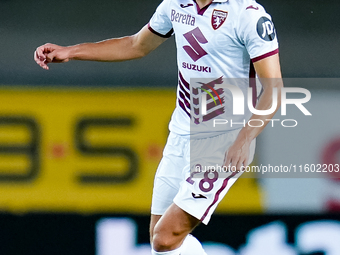 Samuele Ricci of Torino FC during the Serie A Enilive match between Hellas Verona and Torino FC at Stadio Marcantonio Bentegodi on September...