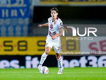 Samuele Ricci of Torino FC during the Serie A Enilive match between Hellas Verona and Torino FC at Stadio Marcantonio Bentegodi on September...