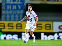 Samuele Ricci of Torino FC during the Serie A Enilive match between Hellas Verona and Torino FC at Stadio Marcantonio Bentegodi on September...