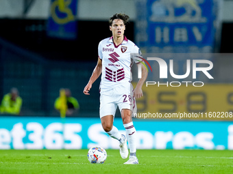 Samuele Ricci of Torino FC during the Serie A Enilive match between Hellas Verona and Torino FC at Stadio Marcantonio Bentegodi on September...