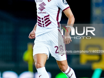 Samuele Ricci of Torino FC during the Serie A Enilive match between Hellas Verona and Torino FC at Stadio Marcantonio Bentegodi on September...