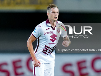 Ivan Ilic of Torino FC during the Serie A Enilive match between Hellas Verona and Torino FC at Stadio Marcantonio Bentegodi on September 20,...