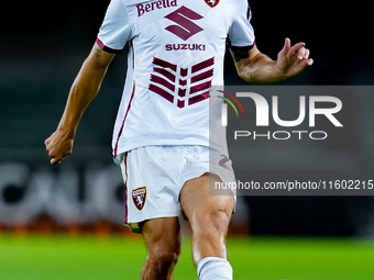 Borna Sosa of Torino FC during the Serie A Enilive match between Hellas Verona and Torino FC at Stadio Marcantonio Bentegodi on September 20...