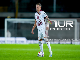 Ivan Ilic of Torino FC during the Serie A Enilive match between Hellas Verona and Torino FC at Stadio Marcantonio Bentegodi on September 20,...