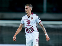 Ivan Ilic of Torino FC looks on during the Serie A Enilive match between Hellas Verona and Torino FC at Stadio Marcantonio Bentegodi on Sept...