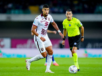 Adam Masina of Torino FC during the Serie A Enilive match between Hellas Verona and Torino FC at Stadio Marcantonio Bentegodi on September 2...