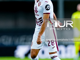 Samuele Ricci of Torino FC during the Serie A Enilive match between Hellas Verona and Torino FC at Stadio Marcantonio Bentegodi on September...