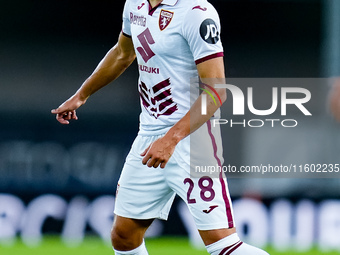 Samuele Ricci of Torino FC during the Serie A Enilive match between Hellas Verona and Torino FC at Stadio Marcantonio Bentegodi on September...