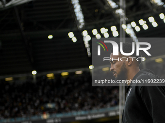 Gleison Bremer of Juventus during the Serie A match between Juventus and Napoli at Allianz Stadium in Turin, Italy, on September 21, 2024. (