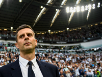 Thiago Motta is the head coach of Juventus during the Serie A match between Juventus and Napoli at Allianz Stadium in Turin, Italy, on Septe...