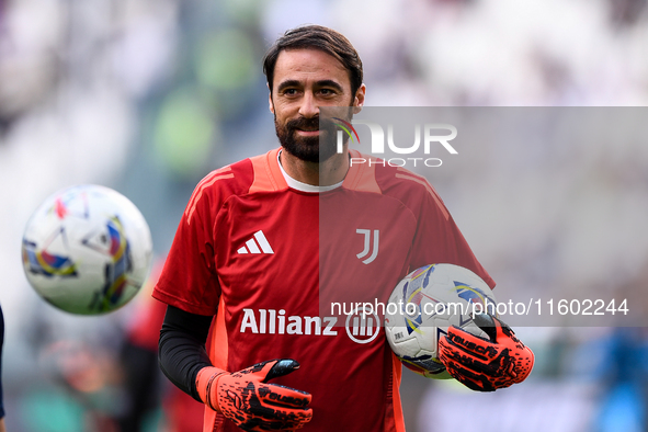 Carlo Pinsioglio of Juventus during the Serie A match between Juventus and Napoli at Allianz Stadium in Turin, Italy, on September 21, 2024....