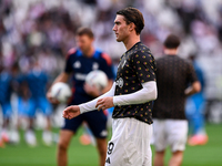 Dusan Vlahovic of Juventus during the Serie A match between Juventus and Napoli at Allianz Stadium in Turin, Italy, on September 21, 2024. (