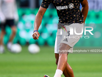 Gleison Bremer of Juventus during the Serie A match between Juventus and Napoli at Allianz Stadium in Turin, Italy, on September 21, 2024. (