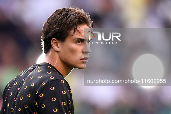 Kenan Yildiz of Juventus during the Serie A match between Juventus and Napoli at Allianz Stadium in Turin, Italy, on September 21, 2024. 