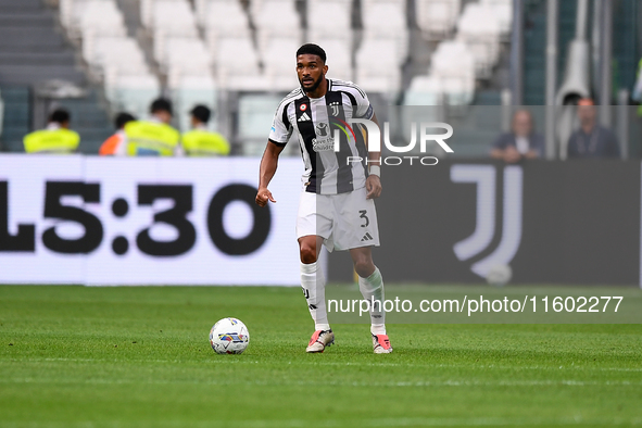 Gleison Bremer of Juventus during the Serie A match between Juventus and Napoli at Allianz Stadium in Turin, Italy, on September 21, 2024. 