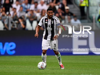 Gleison Bremer of Juventus during the Serie A match between Juventus and Napoli at Allianz Stadium in Turin, Italy, on September 21, 2024. (