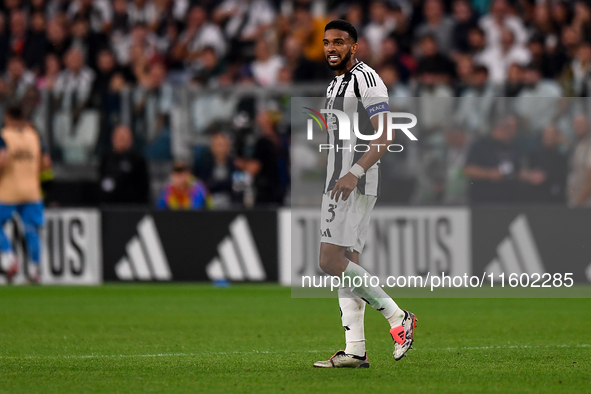 Gleison Bremer of Juventus during the Serie A match between Juventus and Napoli at Allianz Stadium in Turin, Italy, on September 21, 2024. 