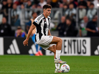 Andrea Cambiaso of Juventus during the Serie A match between Juventus and Napoli at Allianz Stadium in Turin, Italy, on September 21, 2024....