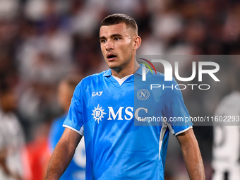 Alessandro Buongiorno of SSC Napoli during the Serie A match between Juventus and Napoli at Allianz Stadium in Turin, Italy, on September 21...