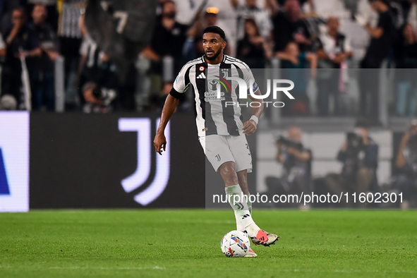 Gleison Bremer of Juventus during the Serie A match between Juventus and Napoli at Allianz Stadium in Turin, Italy, on September 21, 2024. 