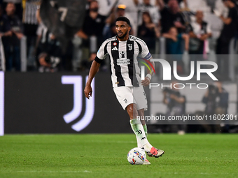 Gleison Bremer of Juventus during the Serie A match between Juventus and Napoli at Allianz Stadium in Turin, Italy, on September 21, 2024. (